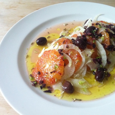 Orangen-Fenchelsalat mit Oliven