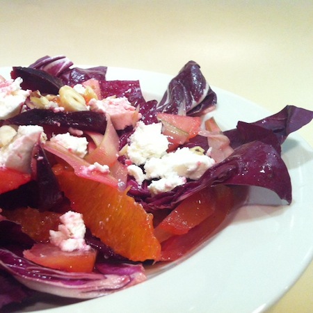 Randen-Fenchelsalat mit Blutorangen und Radicchio