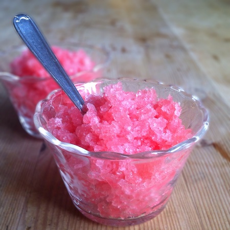 Blutorangen-Granité